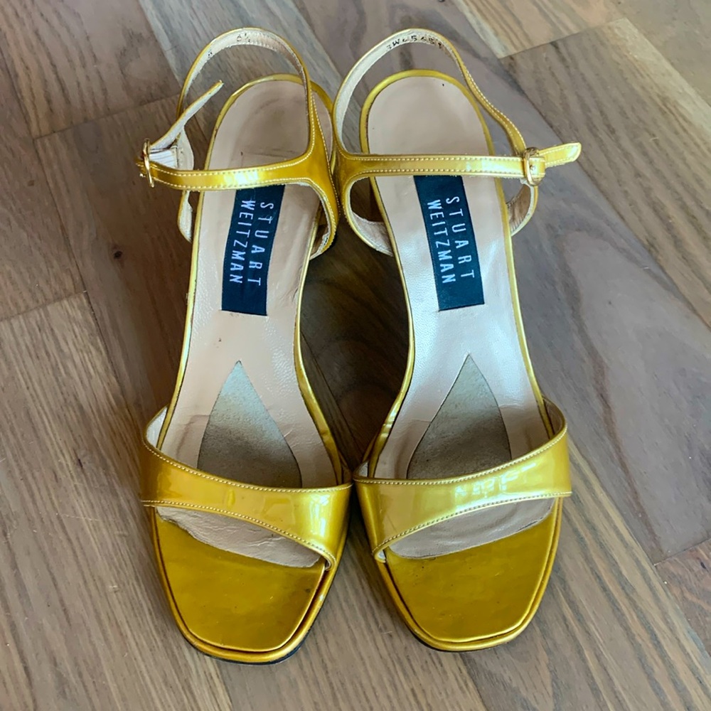 Gold Wedge Sandals